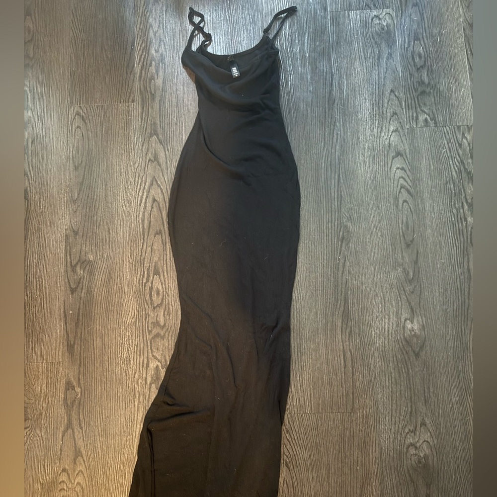 Skims black dress
